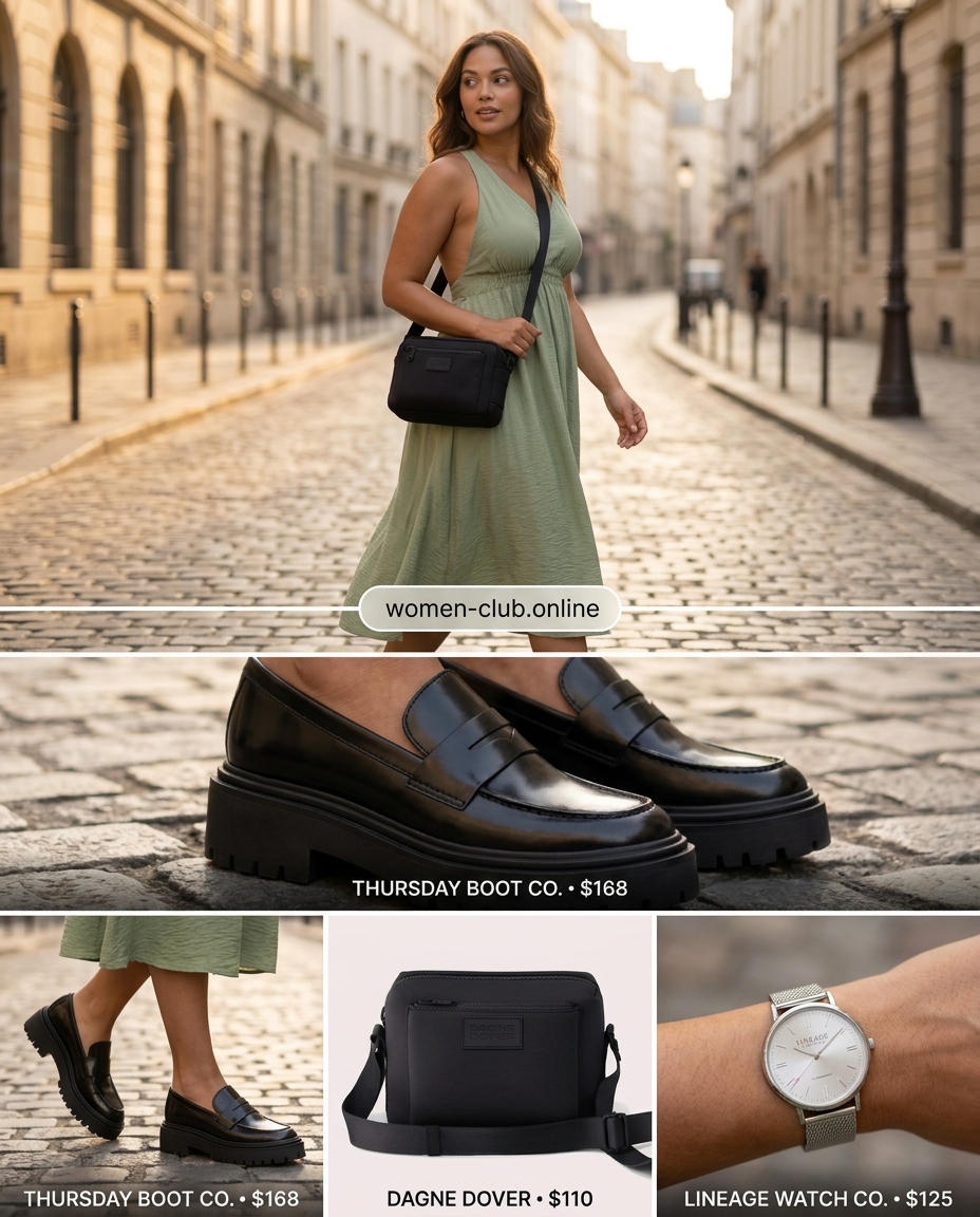 Chic olive green utility jumpsuit for day dresses summer 2026, perfect for casual days and travel.