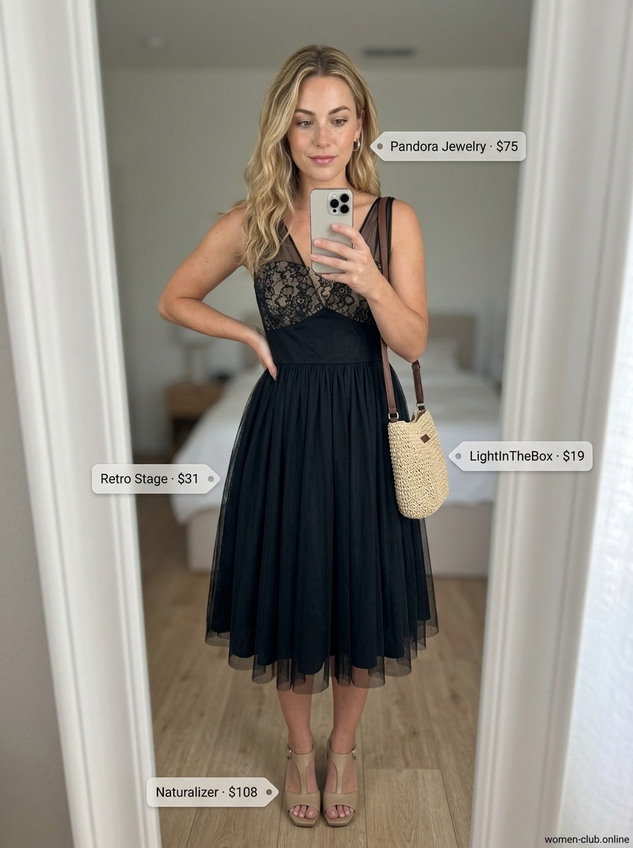 Vibrant coral skirt outfit for day dresses summer 2026, perfect for lunch dates and summer brunches.