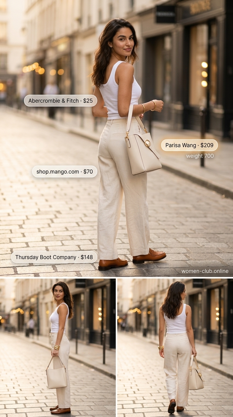 petite summer cropped pants outfits 2026 outfit idea - fashion styling inspiration