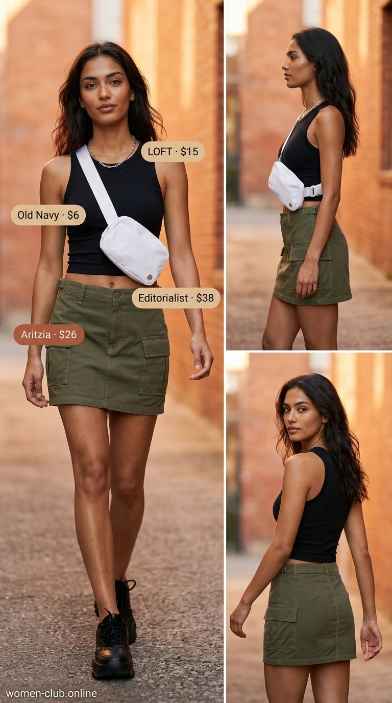 mini skirt outfits summer 2026 outfit idea - fashion styling inspiration