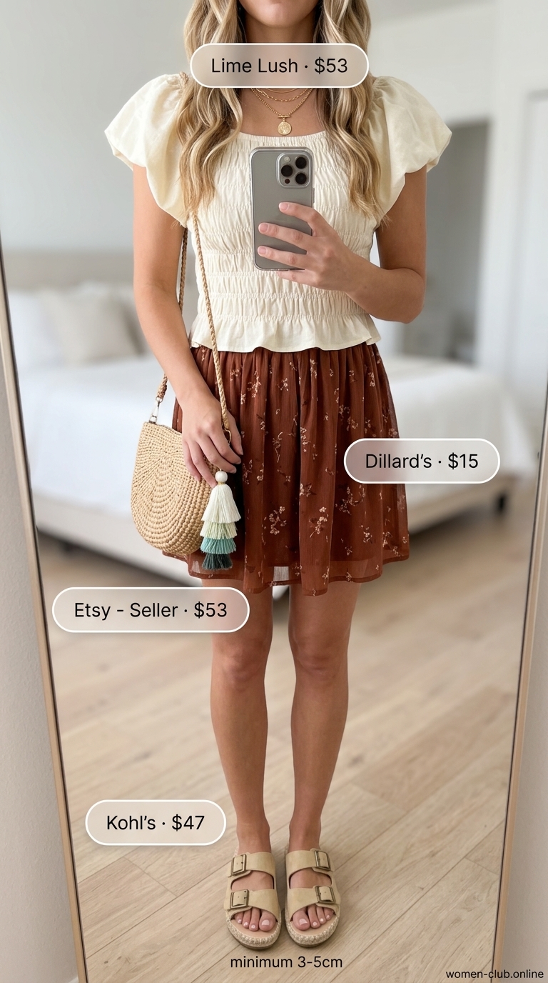 mini skirt outfits summer 2026 outfit idea - fashion styling inspiration