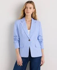 blazer 100% European Linen Structured Blazer Quince $90