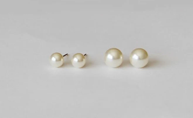 accessory 14K Gold Fill Pearl Stud Earrings Etsy - Pearlland88 $11