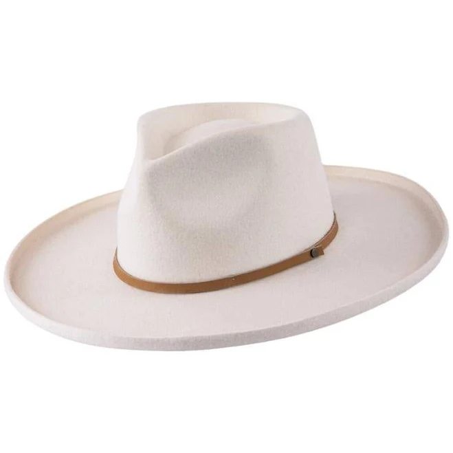 accessory 28 Eastern Byron Felt Wide Brim - Cream, S/M (57cm - 7 1/8) Hats by the Hundred $64