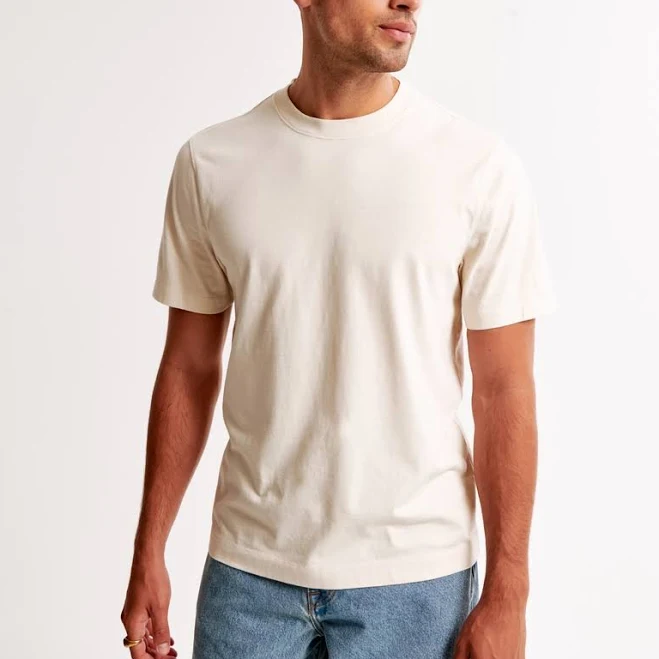 top Abercrombie & Fitch Men's Classic Polished Tee Abercrombie & Fitch $12.99
