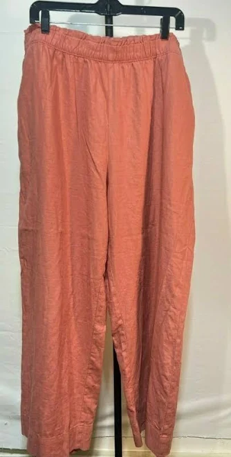 pants Abercrombie & Fitch Women Linen Pants XL Wide Legs Elastic Dusty rose eBay - fashion_n_stuff $27.95