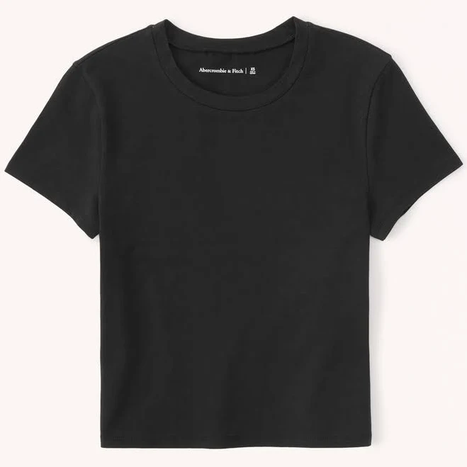 t-shirt Abercrombie & Fitch Women's Essential Baby Tee Abercrombie & Fitch $25
