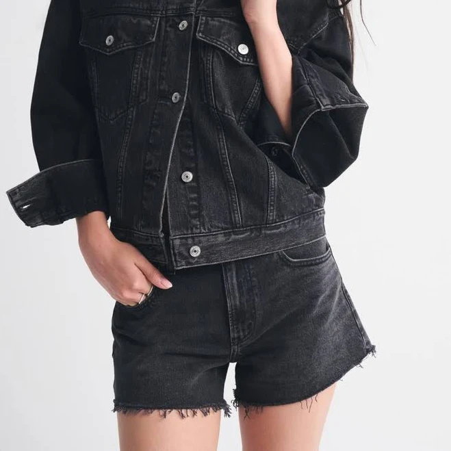 shorts Abercrombie & Fitch Women's High Rise 90s Cutoff Shorts Abercrombie & Fitch $65