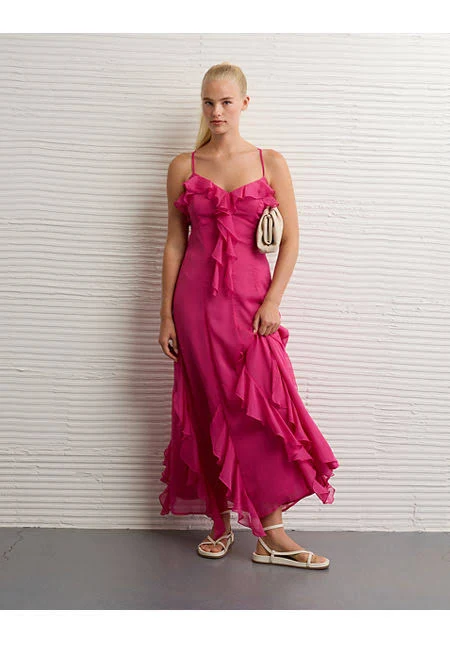 dress AE Tiered Ruffle Maxi Dress American Eagle Outfitters $41.98