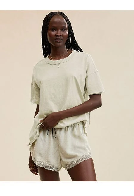 oversized shirt Aerie Women's Oversized Crew Boyfriend T-Shirt Aerie $25