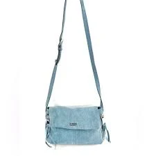 bag AIMEE KESTENBERG Women's Light Blue Denim Fold-Over Flap Crossbody Bag eBay $85