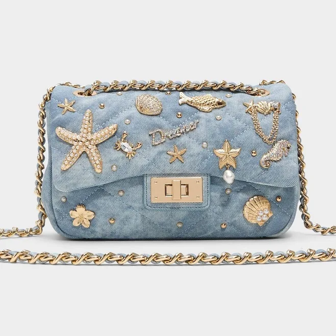 bag ALDO Seadreamm Denim Crossbody Bag ALDO Shoes $80