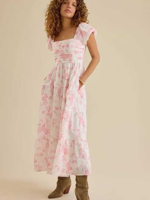 dress Altar'd State Ailany Floral Cotton Maxi Dress Altar'd State $69.99
