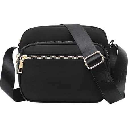 bag Amvklx Nylon Crossbody Bags for Women Purses and Handbags Women's Casual Messenger Bag Waterproof Black Crossbody Purse Black, Size: 7.87 Walmart - AMVKLX $12.79