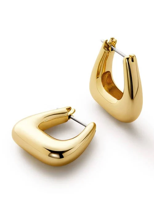 accessory Ana Luisa Colene 14K Gold Chunky Hoop Earrings Nordstrom $85