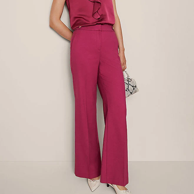 pants Ann Taylor Women's Tailored Wide-Leg Trouser Ann Taylor $54.99