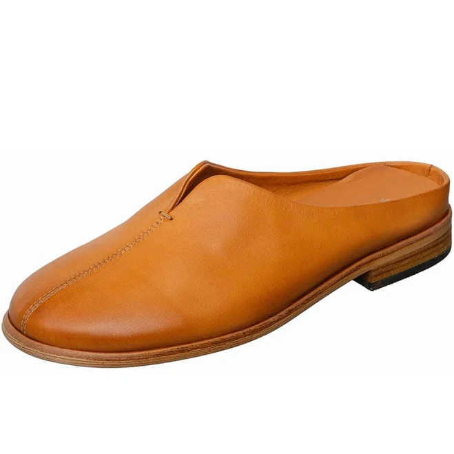 shoes Antelope Classic Leather Slip On Mule Flats Antelope Shoes $109