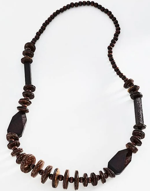 accessory Anthropologie Chunky Wood Bead Necklace Anthropologie $58