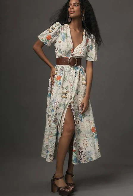 dress Anthropologie Katerina Button-Front Dress Anthropologie $178