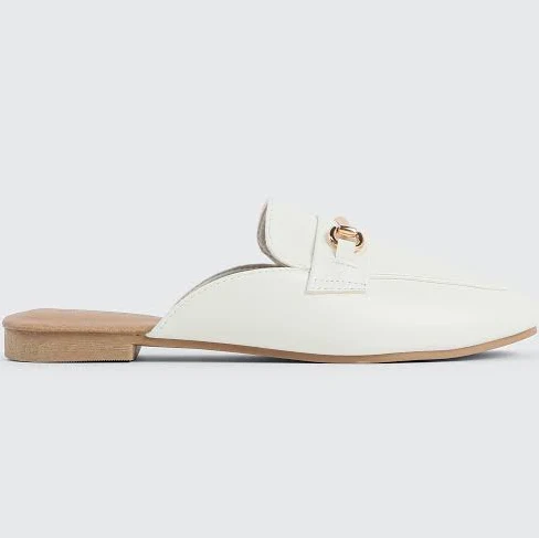 shoes Ardene Women's Eco-Conscious Faux Leather Loafer Mules Ardene $13.74