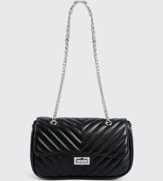 bag Ardene Women's Eco-Conscious Quilted Chain Strap Bag Ardene $17.94