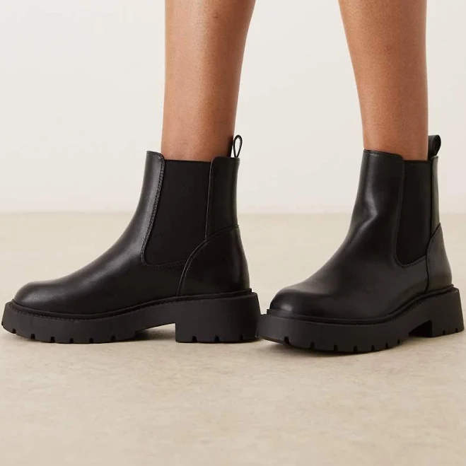 shoes ASOS Design Alford Chunky Flat Chelsea Boots ASOS $47.99