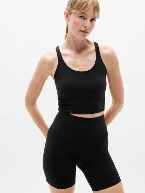 top Athleta Women's Intention Crop Sports Bra Athleta $38.5