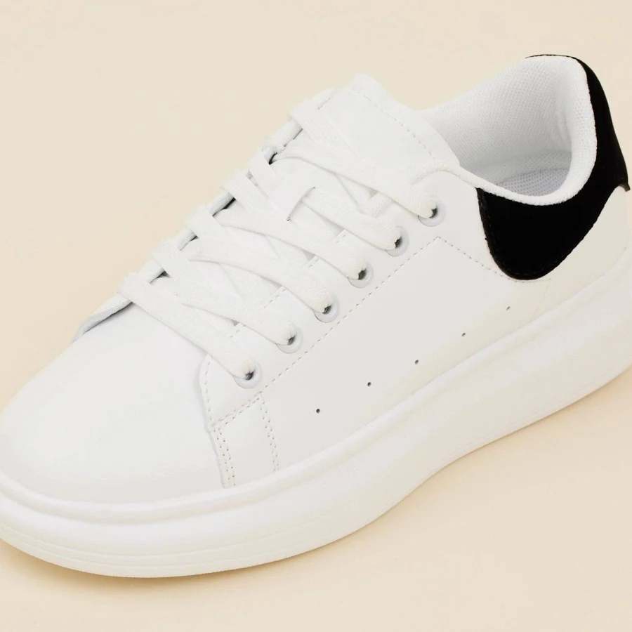 shoes Avara Georgie Faux Leather Sneakers shopavara.com $48