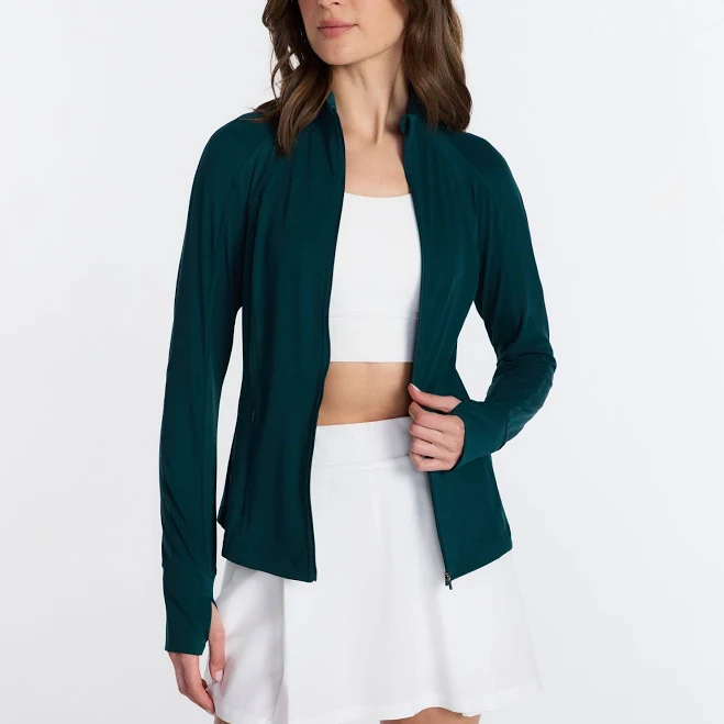 outerwear Avia Women's SoftSculpt Zip Up Active Jacket Walmart $25