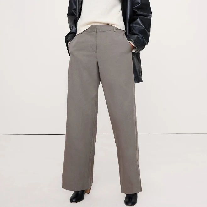 bottoms Banana Republic Women's Tencel Wide-Leg Pants Banana Republic $79.99