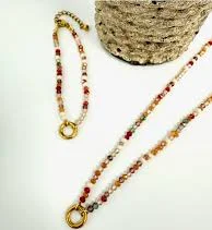 accessory Beaded necklace and bracelet in terracotta TLD Designs $18