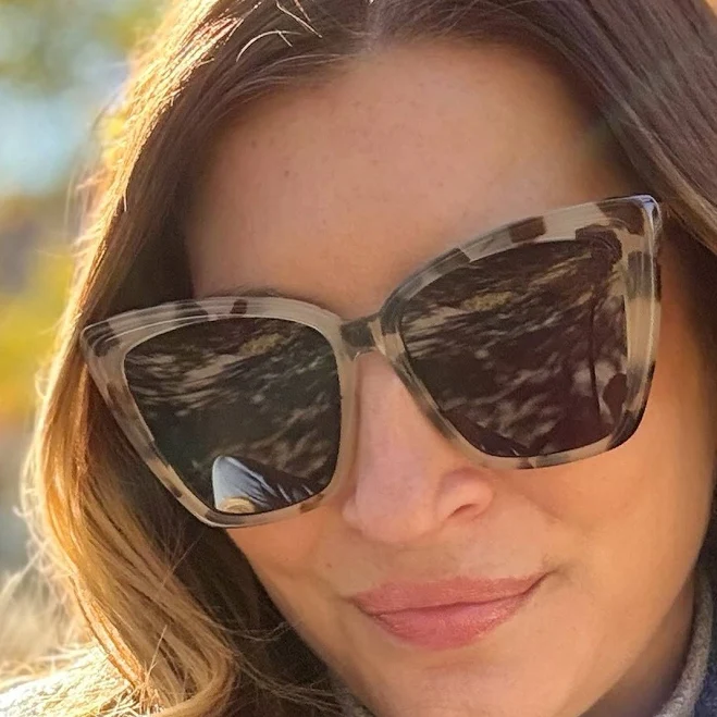 accessory Becky II Cat Eye Polarized Sunglasses DIFF Eyewear $128