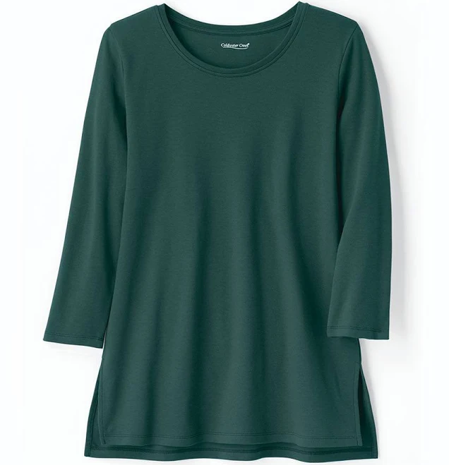 outfits #BestCotton High-Low Tunic Coldwater Creek $42.5