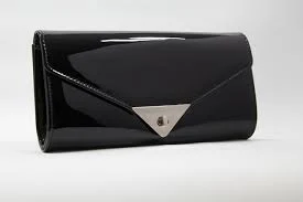 bag Black Sleek Envelope Clutch Bag eBay $35