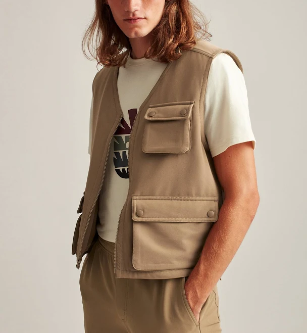 vest Bonobos Men's Fielder Utility Cargo Vest Walmart $37