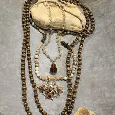 accessory Buzzing Along Earth Tones Layered Necklace peddlergirlsjewelry.com $56.99