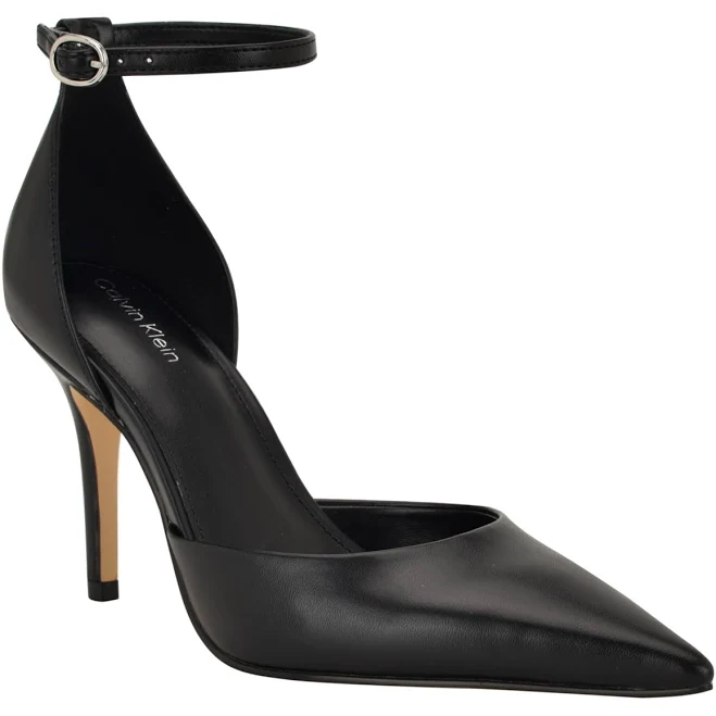 shoes Calvin Klein Women's Olettia Ankle Strap Stiletto Pumps Macy's $65.4
