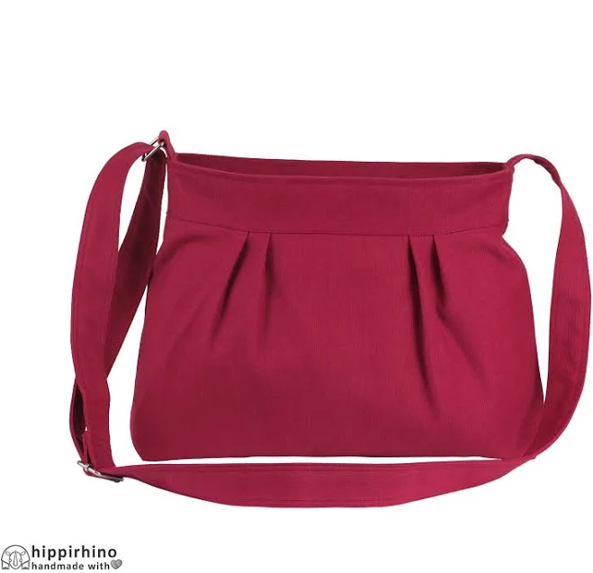 bag Canvas Crossbody Hobo Bag Etsy - hippirhino $40.8