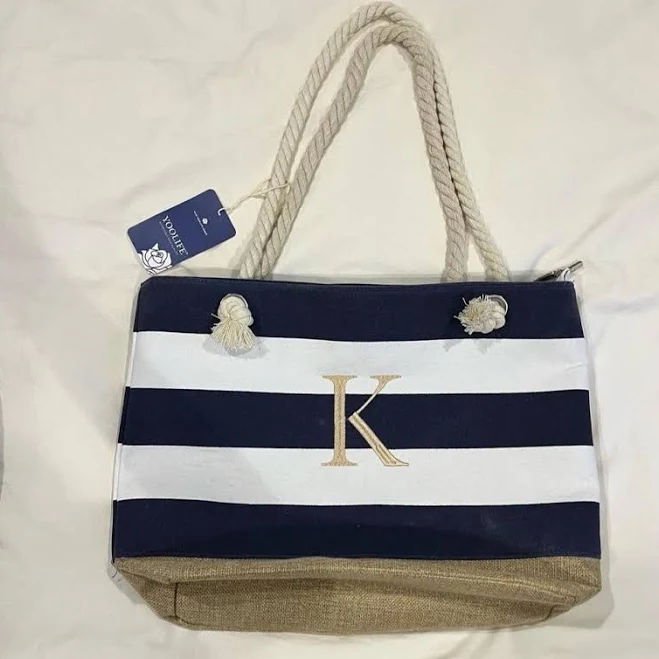 bag Canvas Tote Bag with Rope Handles Depop $22