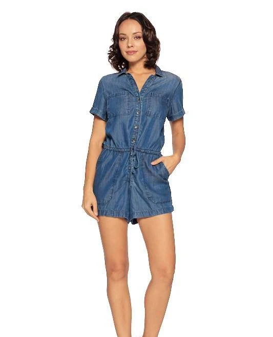 romper Chambray Utility Romper enjean.com $18.95