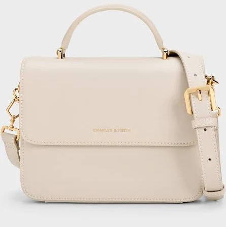 bag Charles & Keith Octavia Front Flap Top Handle Bag charleskeith.com $109