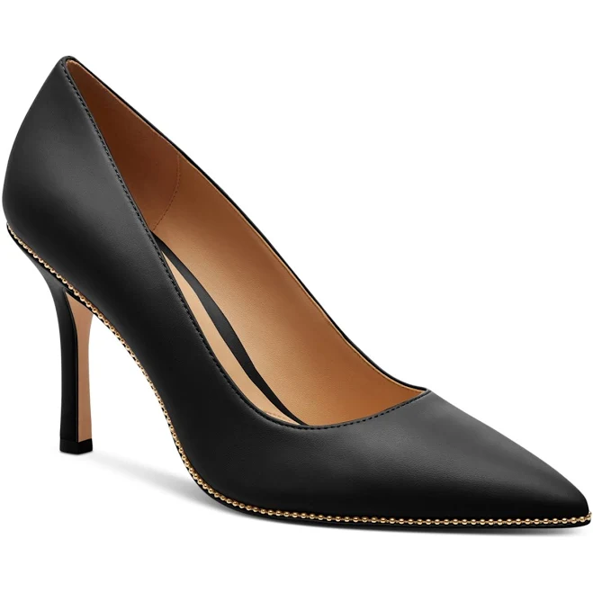 shoes Coach Women's Samantha Leather Pointed Pumps Macy's $136.5