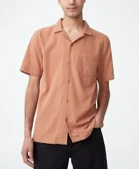 top Cotton On Men's Riviera Short Sleeve Shirt eBay $4.99
