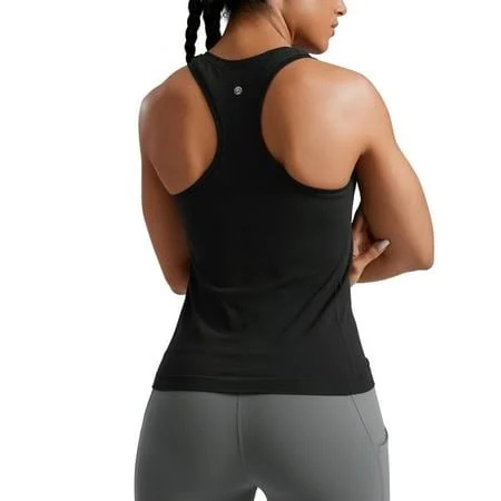 top CRZ YOGA Women's Seamless Breathable Racerback Tank Tops Walmart - CRZ YOGA $24