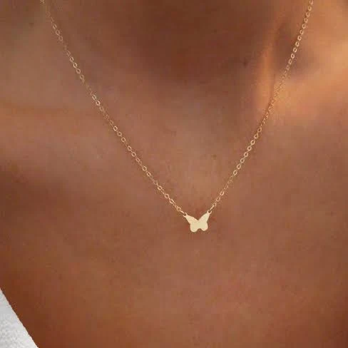 accessory Dainty Gold Butterfly Charm Etsy - ShopErinMichele $52.7