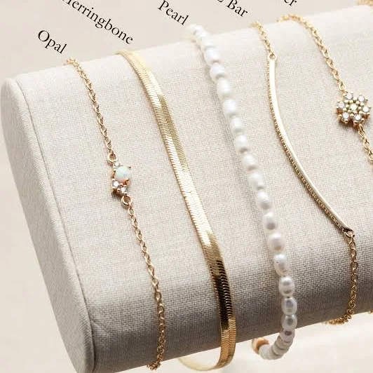 accessory Dainty Gold Stacking Bracelet Etsy - TomDesign $24