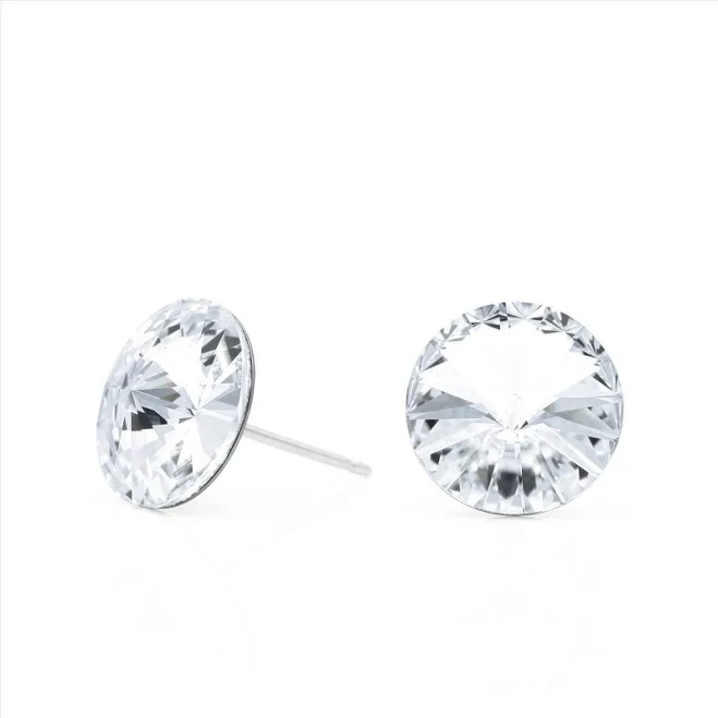 accessory Dainty Swarovski Crystal Stud Earrings Etsy - Seller $23.01