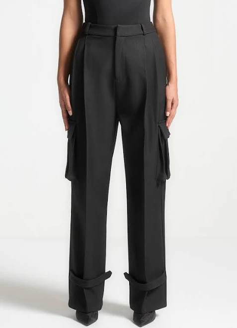 pants Danielle Women's Tailored Pleated Cargo Trousers Manière De Voir $180