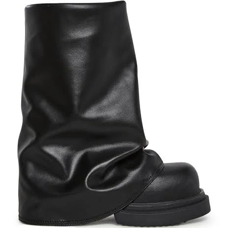 boots DARKER WAVS Ego Foldover Boots Dolls Kill $122.55