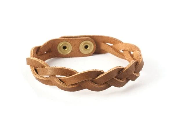 accessory Discontinued Braided Leather Bracelet Marlondo Leather $15